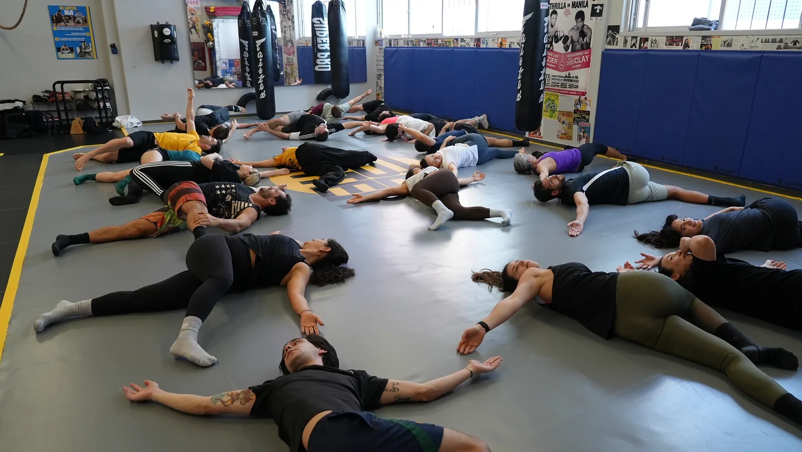 Recovery and relaxation at the end of BE FLEX class