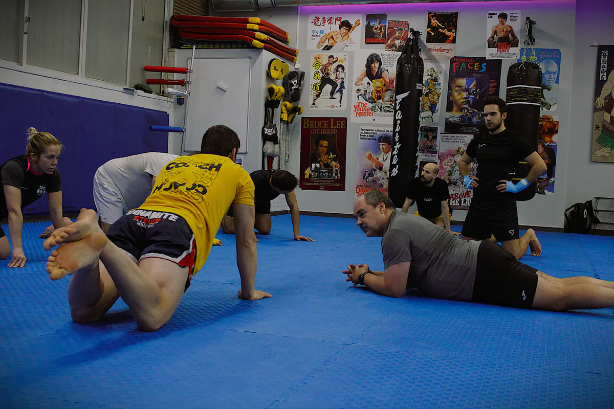 Aula de grupo de Muay Thai em Lisboa